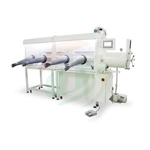 듀얼 스테인레스 실험실 글러브 박스