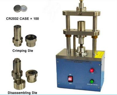 Coin Cell Crimping And Disassemble Machine